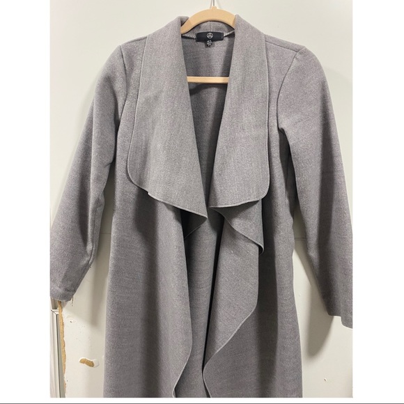Missguided Waterfall Coat (Hemmed!!) - Picture 5 of 8